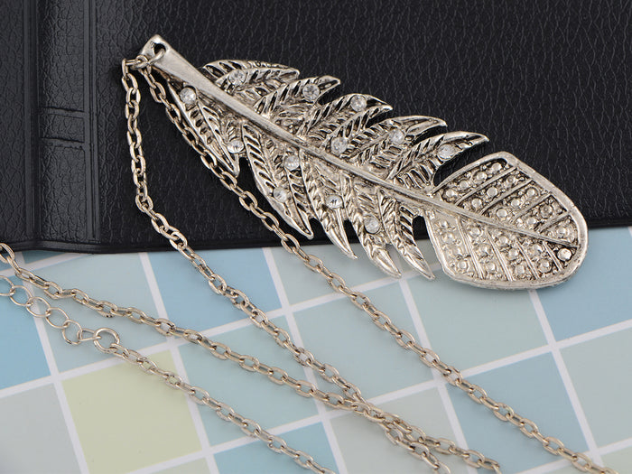 Native Indians Tribal Feather Pendant Necklace