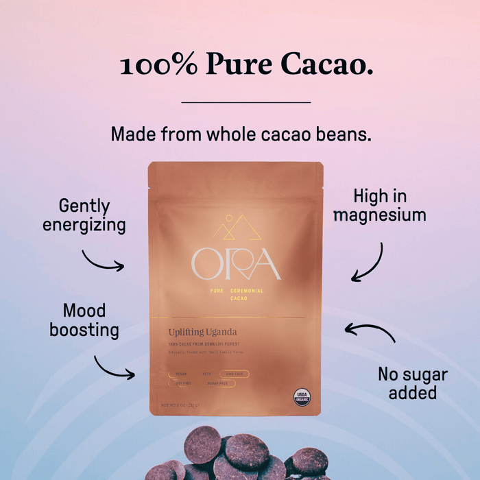 Ora Cacao Uplifting Uganda  Invigorates and grounds with natural ingredients