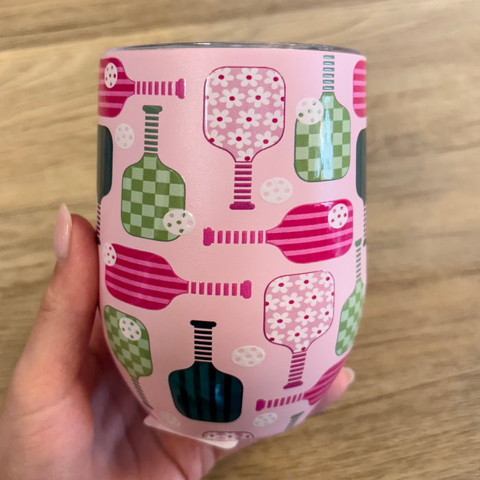 Pickleball Party Wine Tumbler - Lyla's: Clothing & Gifts - Online and Rockwall Texas Boutique