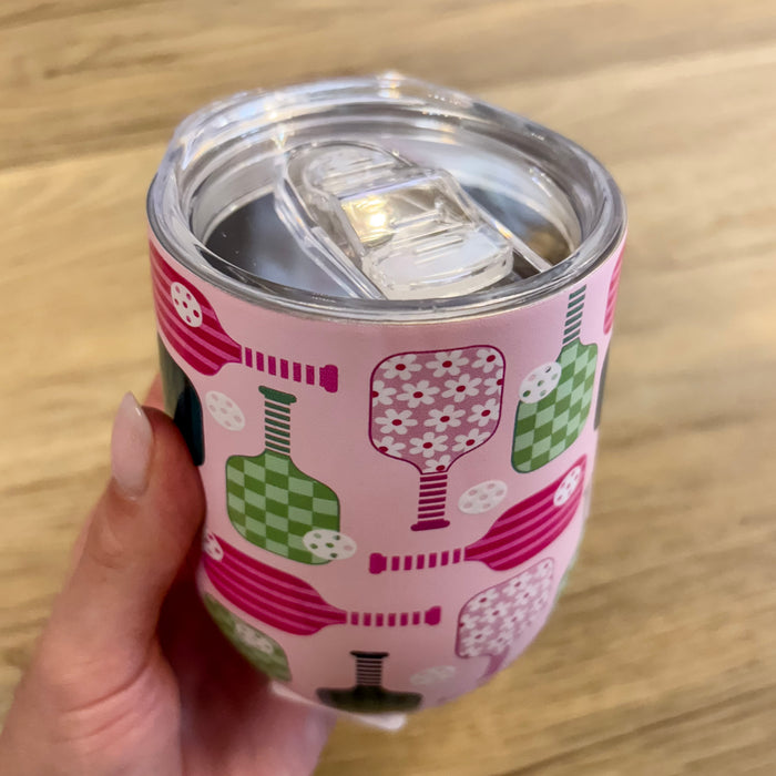 Pickleball Party Wine Tumbler - Lyla's: Clothing & Gifts - Online and Rockwall Texas Boutique