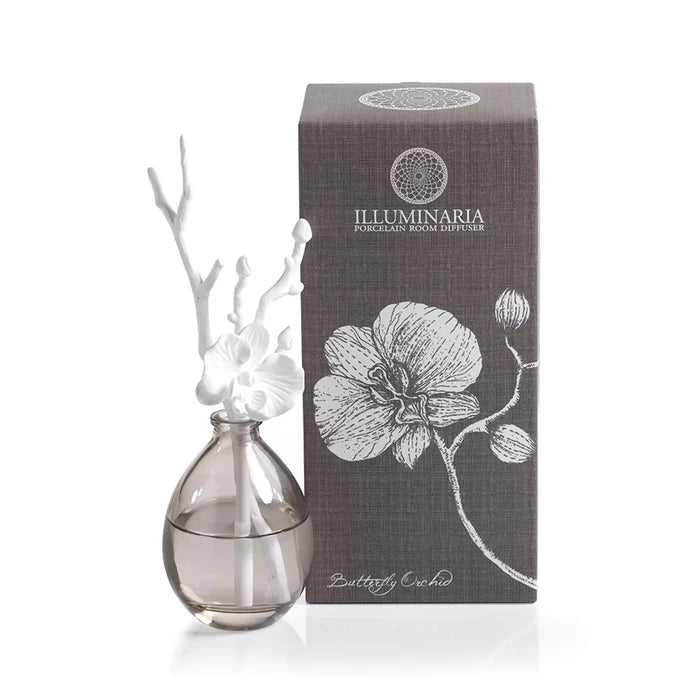 Porcelain Branch Diffuser - Butterfly Orchid