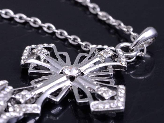 Praying Hands Worship Religious Cross Holy Pendant Necklace