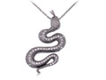 Reptile Slithering Snake Pendant Necklace - ALILANG.COM