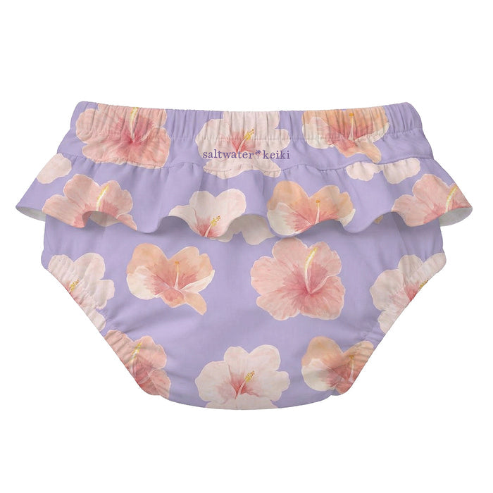 Sandy Hibiscus Swim Diaper