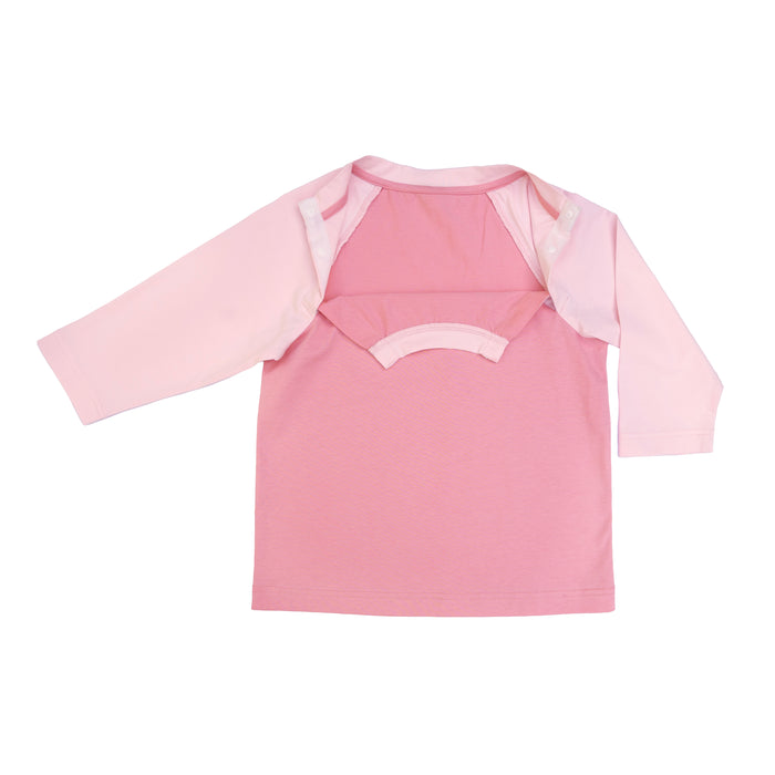 Flat of open Sherbet CB Kids Raglan Access Tee