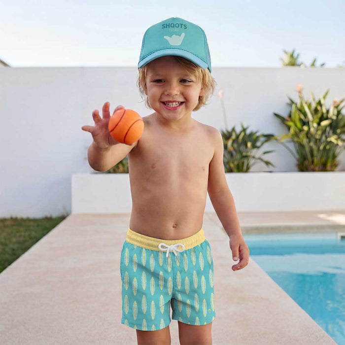 Shoots Brah Aqua Keiki Trucker Hat