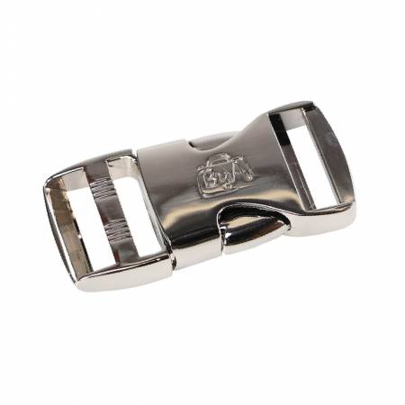 Side Release Buckle 1in Nickel - 1 piece