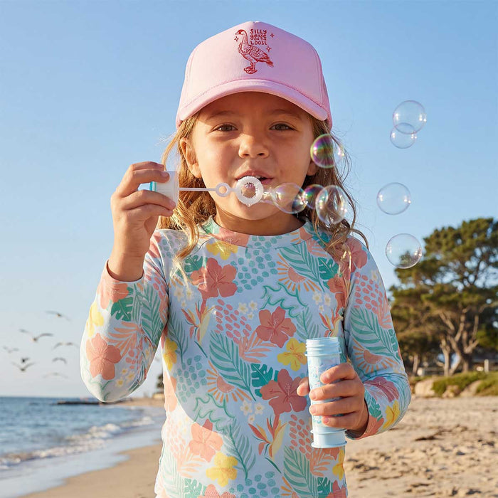 Silly Goose Pink Keiki Trucker Hat