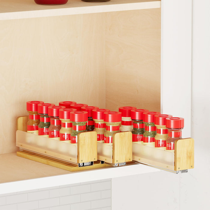 7.6" Wide, 3 Drawers(2" Wide), 1-Tier - Natural