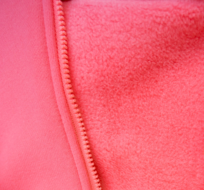 Closeup of Sunset Sweatshirt Fabric