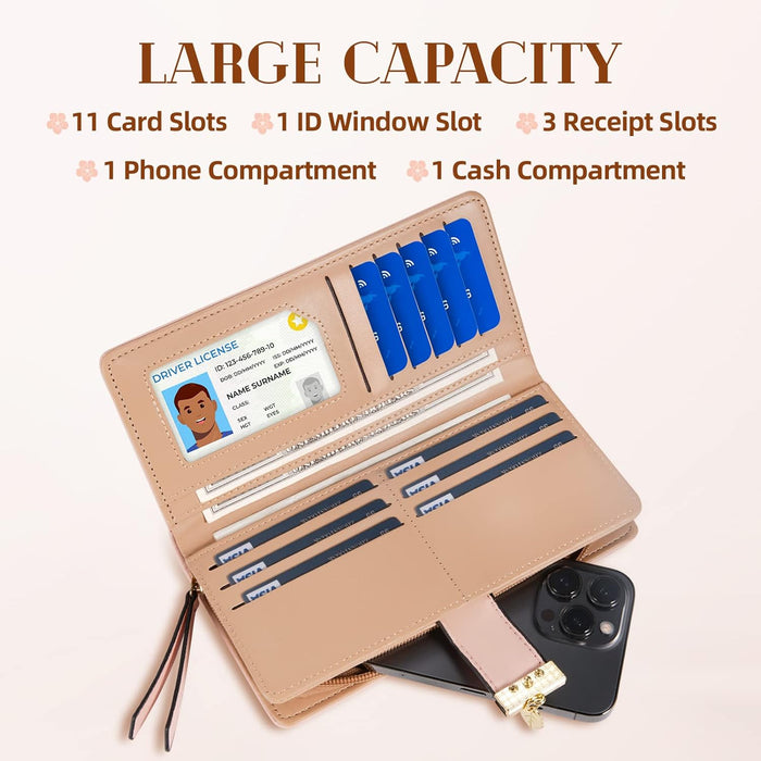 Sweet Cute Chocolate Card Holder Wallet – Outdoor Dining and Patio Nights, Hands-Free Phone Plus Wallet in One