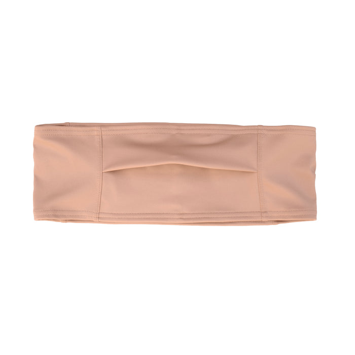 Back of Tan Double Pocket Belt