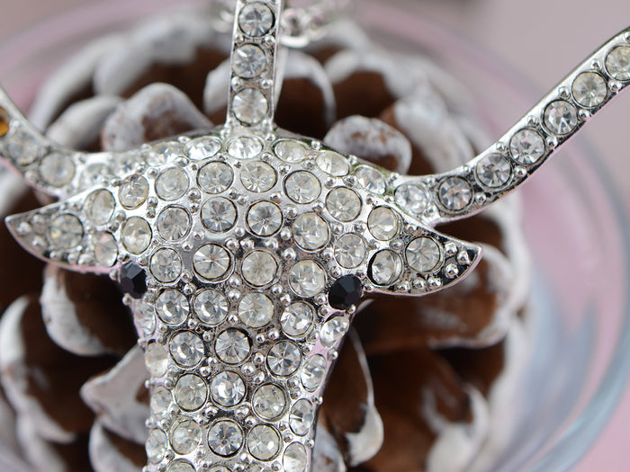 Texas Longhorn Cattle Bull Oxhead Pendant Necklace