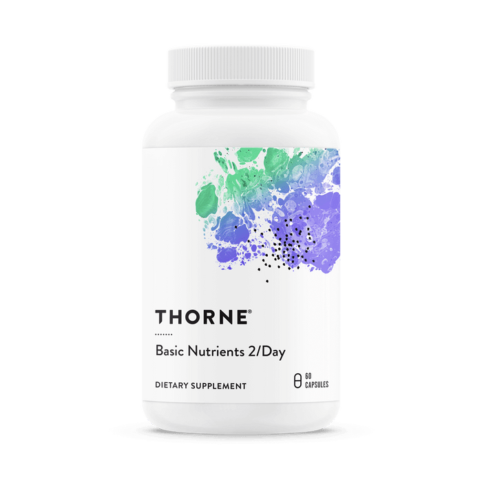 Thorne Basic Nutrients 2/Day | Daily Multivitamin & Mineral Support