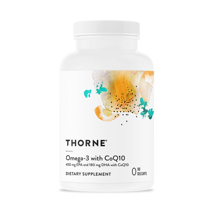 Thorne Omega-3 with CoQ10 | Omega-3 Fish Oil & CoQ10