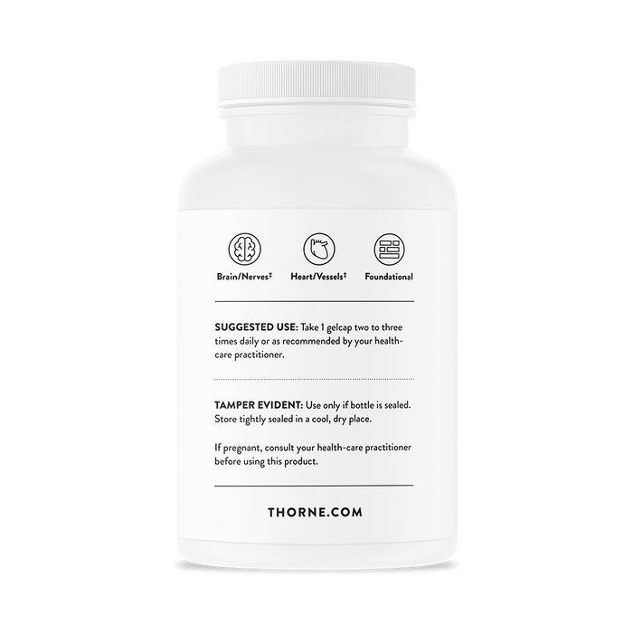 Thorne Omega-3 with CoQ10 | Omega-3 Fish Oil & CoQ10