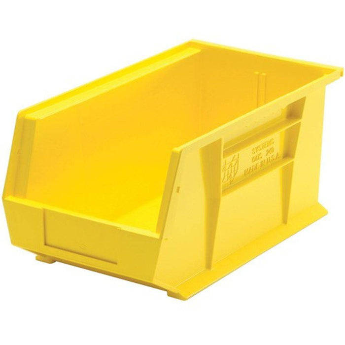 Ultra Stack and Hang Bins 8-1/4"W x 14-3/4"L (12 pack) - QUS240YL - Quantum Storage Systems