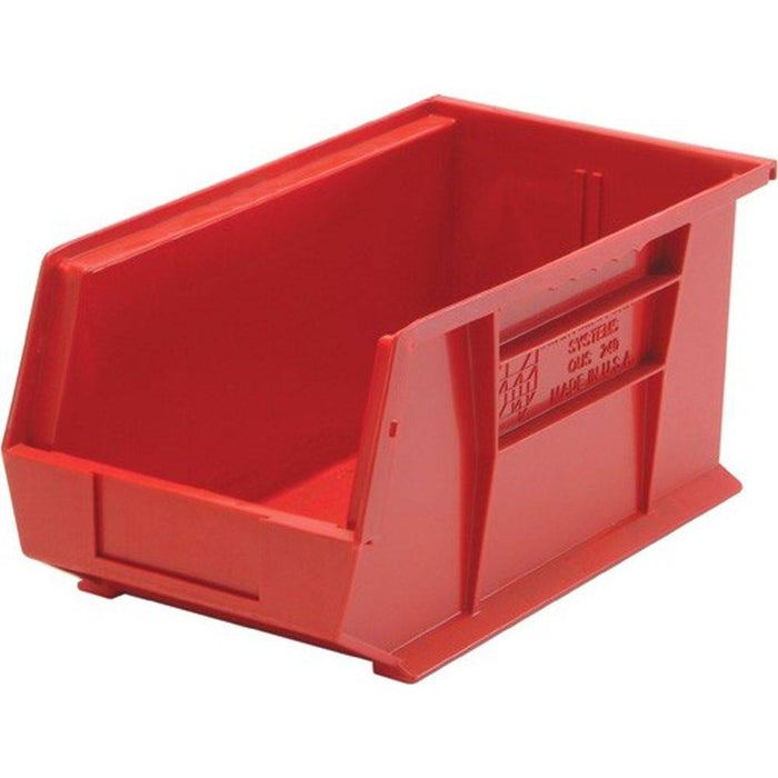 Ultra Stack and Hang Bins 8-1/4"W x 14-3/4"L (12 pack) - QUS240BL - Quantum Storage Systems