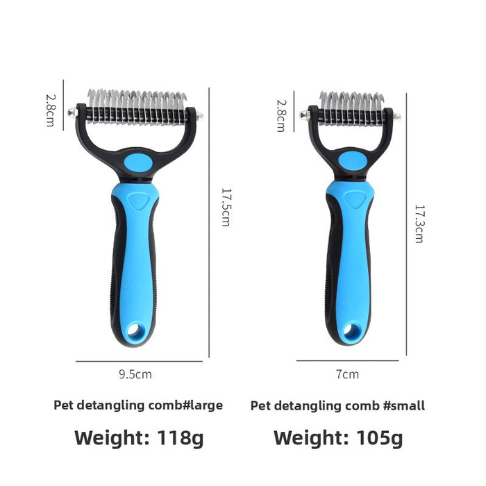 Universal Pet Hair Removal and Detangling Comb