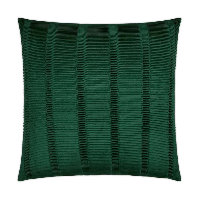 Upstate Emerald Ribbed Pillow - 24" x 24"