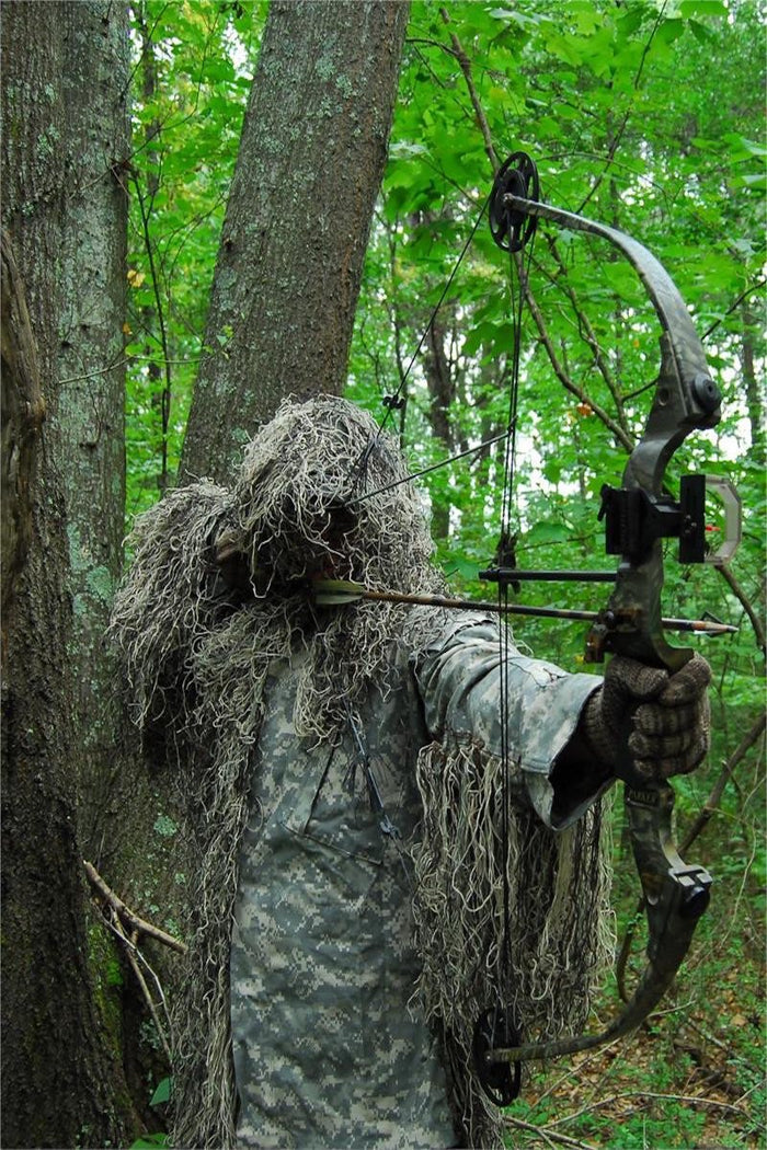 USA Made Mossy Ultra Light Ghillie Suit Jacket for Bow Hunting
